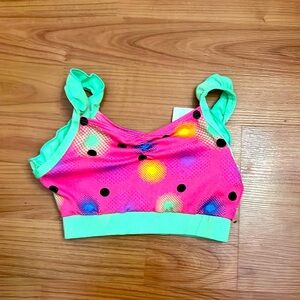 Gently used a handful of times, size 4/5 Danskin Freestyle Dance Gymnastics top